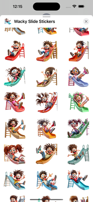 Wacky Slide StickersiPhone版