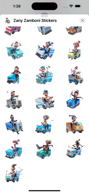 Zany Zamboni StickersiPhone版