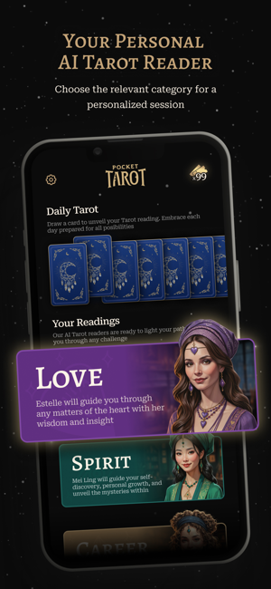 Pocket Tarot: Cards & ReadingsiPhone版