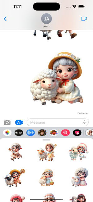 Little Bo Peep StickersiPhone版