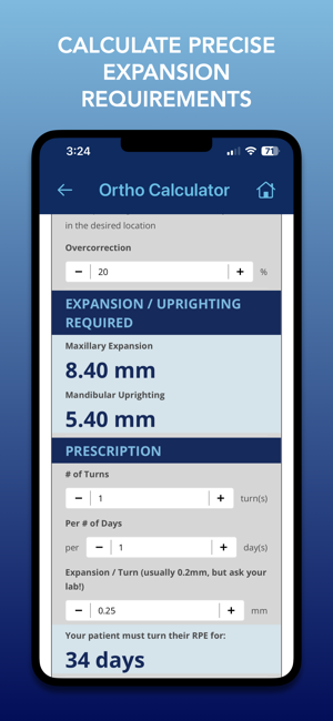 Ortho CalculatoriPhone版