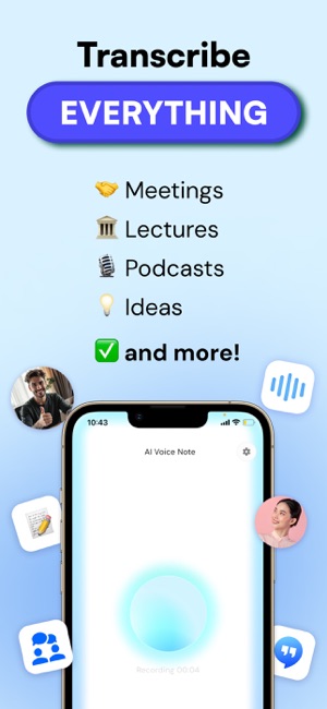 Minutes AI Notes TranscriptiPhone版