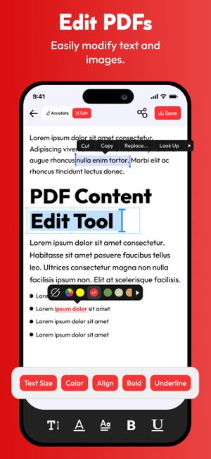 PDF EditoriPhone版