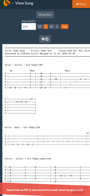 GuitarNotepadiPhone版