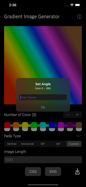 GradientImageGeneratoriPhone版
