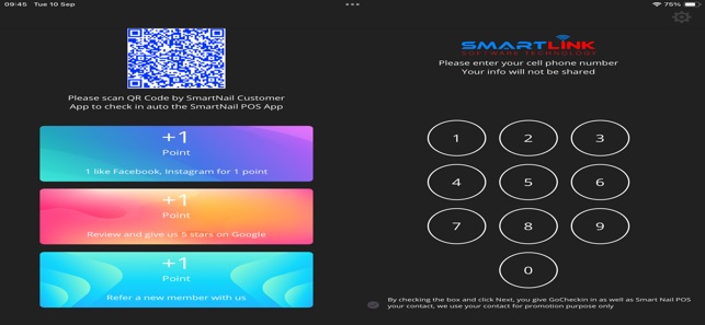 SmarlLink Nail CheckiniPhone版