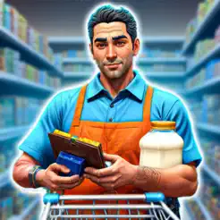 超市杂货经理3D：购物游戏‬iPhone版