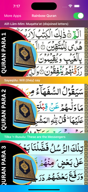 Rainbow Quran | Pink Quran AppiPhone版