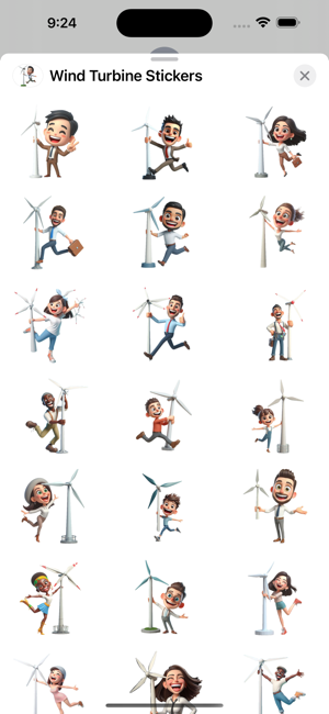 Wind Turbine StickersiPhone版