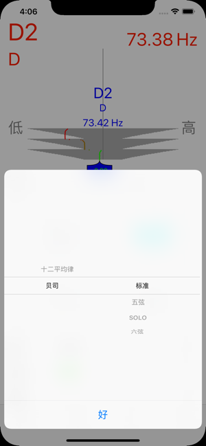 精准贝斯调音器iPhone版