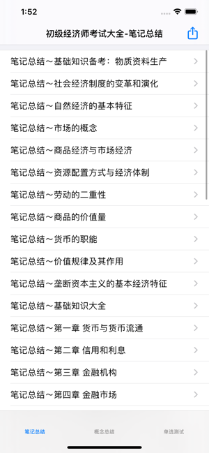 初级经济师考试知识点总结大全iPhone版