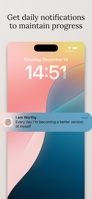 Daily Affirmation: I am worthyiPhone版