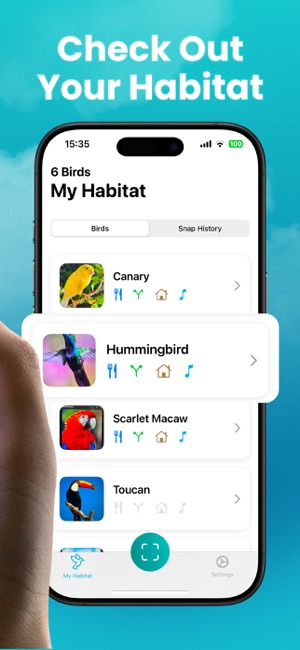 Birdie: AI Bird IdentifieriPhone版