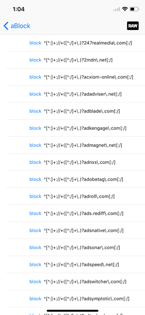 aBlock：廣告攔截，凈網(wǎng)大師iPhone版