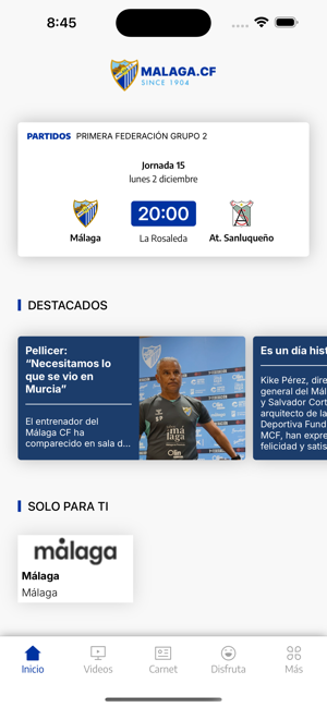 Málaga CF OficialiPhone版