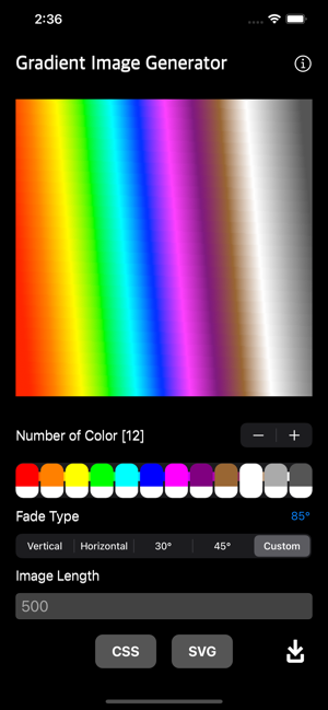 GradientImageGeneratoriPhone版