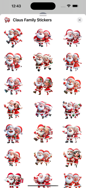 Claus Family StickersiPhone版