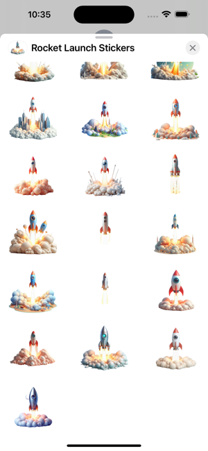 Rocket Launch StickersiPhone版