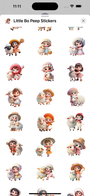 Little Bo Peep StickersiPhone版