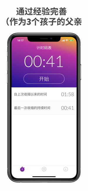 子宮收縮計時器iPhone版