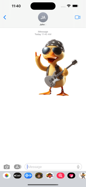 Rockstar Duckling StickersiPhone版