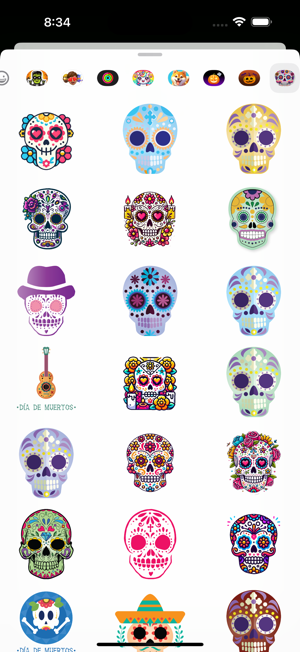 Calaveritas Skulls StickersiPhone版