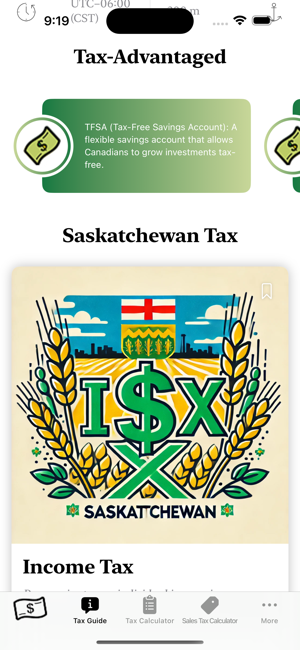 Saskatchewan Tax GuideiPhone版