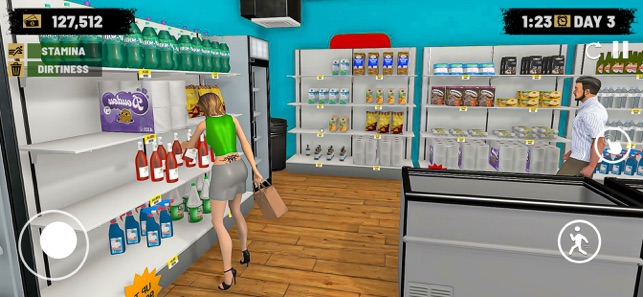 超级市场狂热杂货游戏我的虚拟购物中心模拟器收银员模拟‬iPhone版