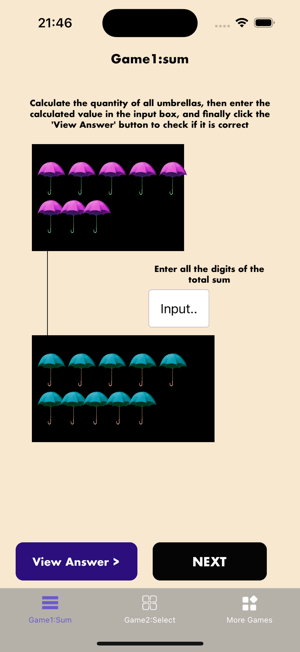 Umbrella match and countiPhone版