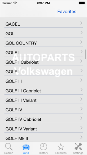 AutopartsforVolkswageniPhone版