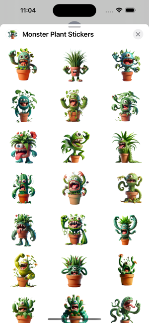 Monster Plant StickersiPhone版