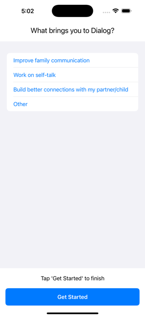 Dialog | Family Talk and GoalsiPhone版