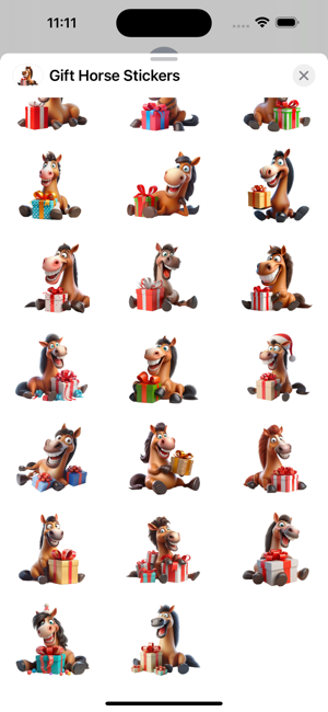 Gift Horse StickersiPhone版