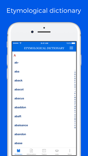 EtymologicalDictionaryiPhone版