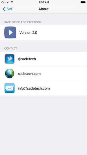 SADEVideoforFacebookiPhone版