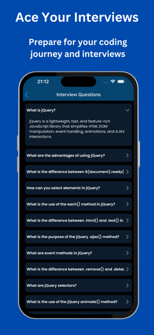 jQuery Academy: Learn with AIiPhone版