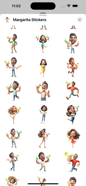 Margarita StickersiPhone版