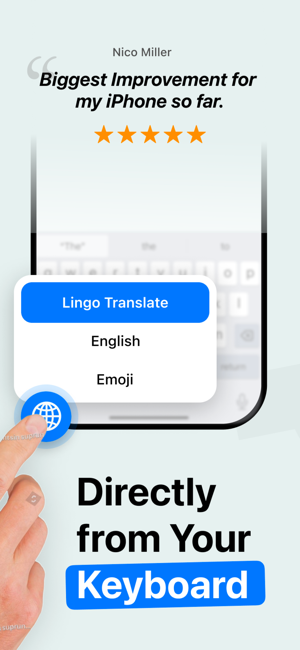 Translator Keyboard: LingoiPhone版