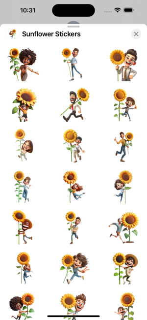 Sunflower StickersiPhone版