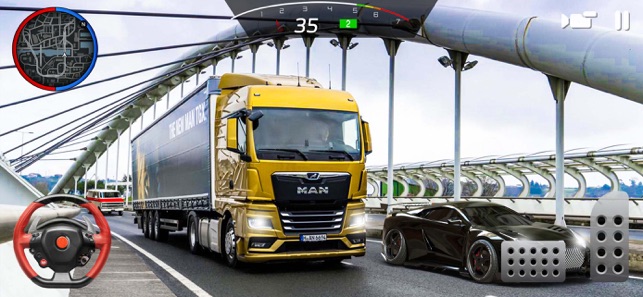 终极欧洲卡车模拟器游戏3D：成为真正的卡车司机‬iPhone版