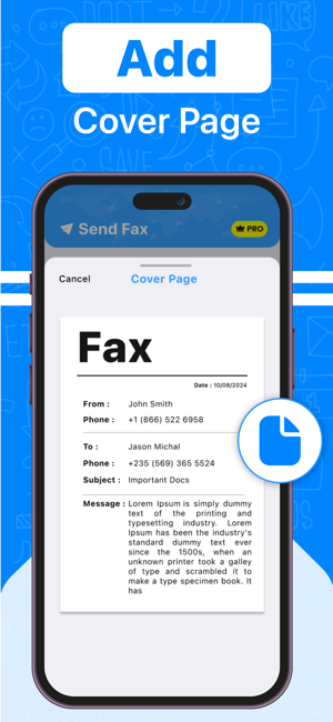 Fax From iPhone :Send iFax AppiPhone版