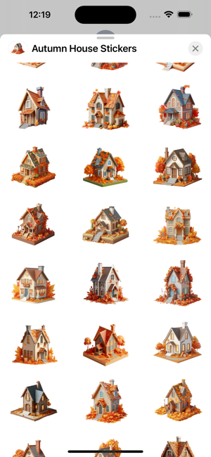 Autumn House StickersiPhone版