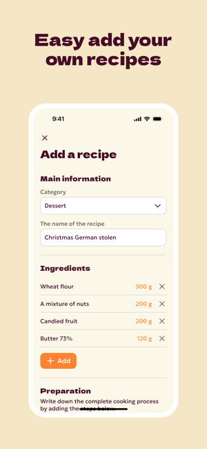 Recipo: My cookbookiPhone版