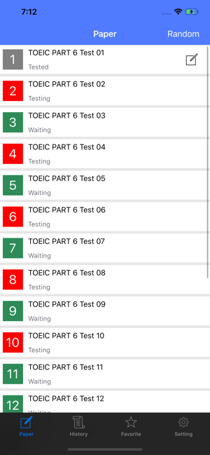 TOEICTestPart6阅读模拟试题240题iPhone版