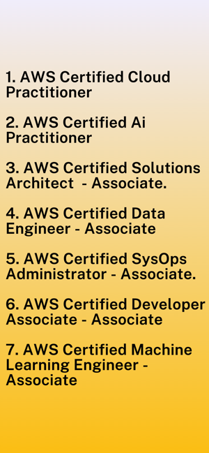 AWS Associate Level Exams PrepiPhone版