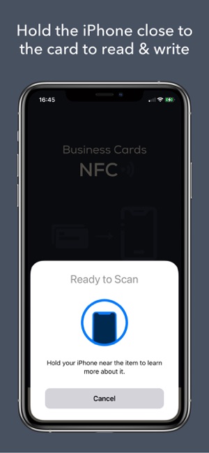 NFCBusinessCardiPhone版