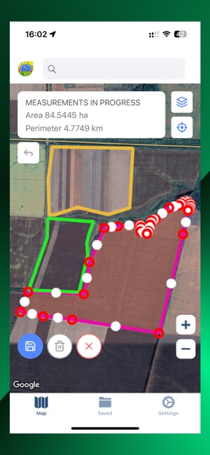 GPS Fields areas measureiPhone版