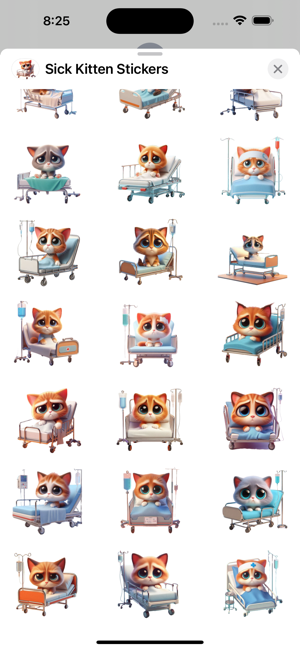 Sick Kitten StickersiPhone版