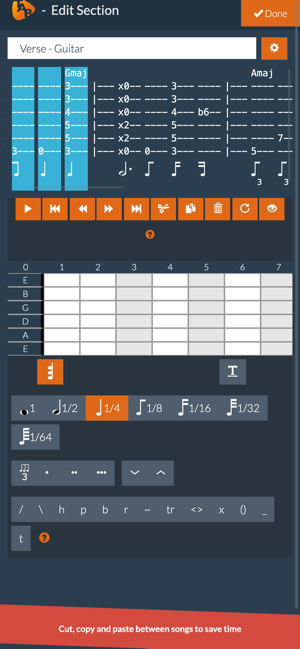 GuitarNotepadiPhone版