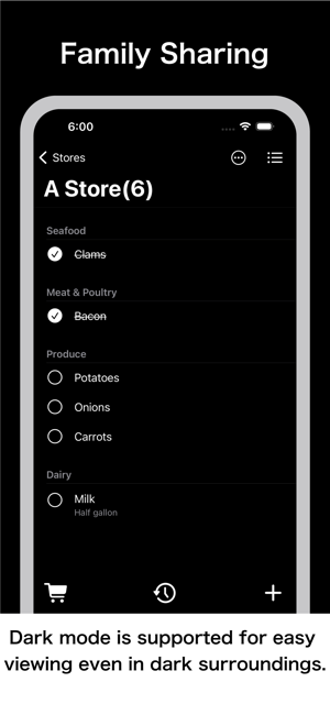 Shopping Lists+ Share&HistoryiPhone版